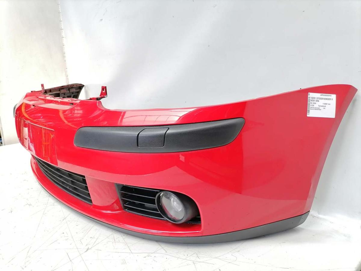 VW Golf V original Stoßstange Stoßfänger vorn LY3D Tornadorot BJ04